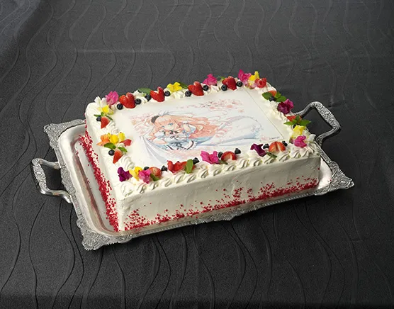 オリジナルデザインケーキ（可食シート）10名様～予約可能