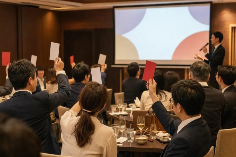 忘年会で座ってできるゲーム15選【大人数でも盛り上がる】